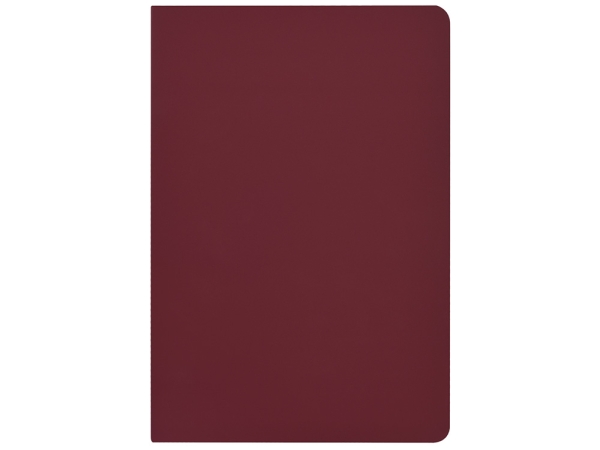 Бизнес-тетрадь А5 "Pragmatic Contrast", 40 листов в клетку, бордовый с темно-серым срезом
