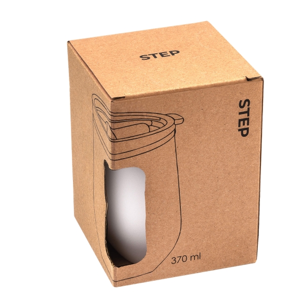 Термокружка (кофер) STEP SOFT 370мл Белая 6300.07