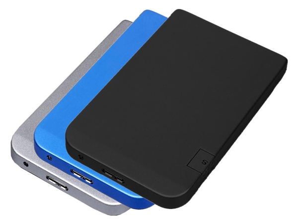 Внешний жесткий диск Saturn 500 Гб, серебристый