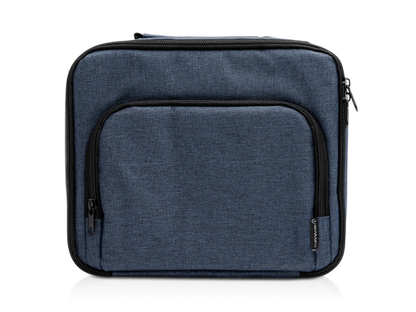 Сумка-холодильник из переработанного полиэстера Сотэк (SOTEK), меланжевый синий