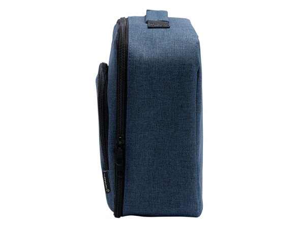 Сумка-холодильник из переработанного полиэстера Сотэк (SOTEK), меланжевый синий