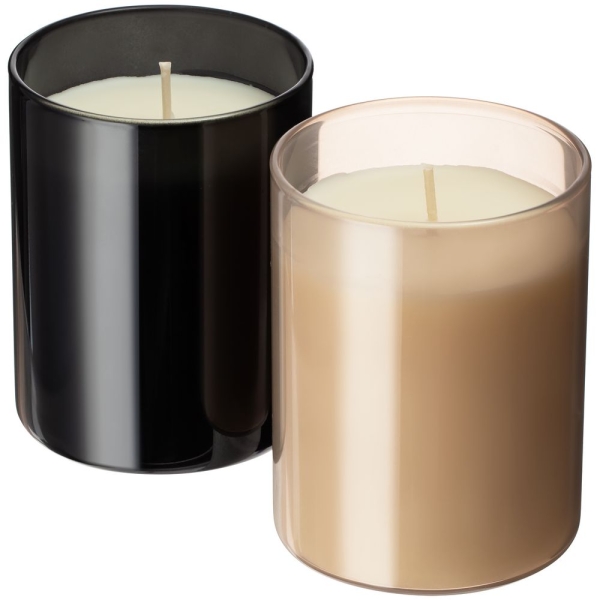 Ароматическая свеча Flikka, сосна и кипарис, бежевая