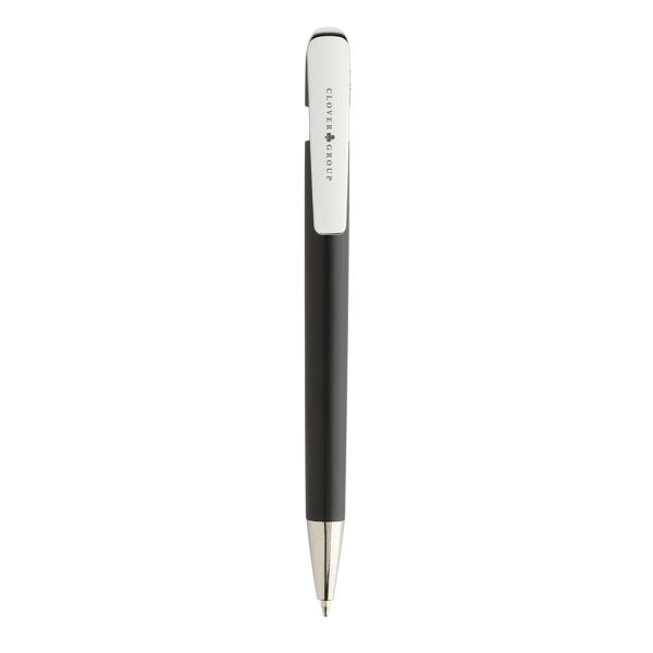 Ручка Glide из переработанного пластика GRS с металлическим клипом