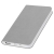 Универсальный аккумулятор "Softi" (5000mAh),белый, 7,5х12,1х1,1см, искусственная кожа, пластик