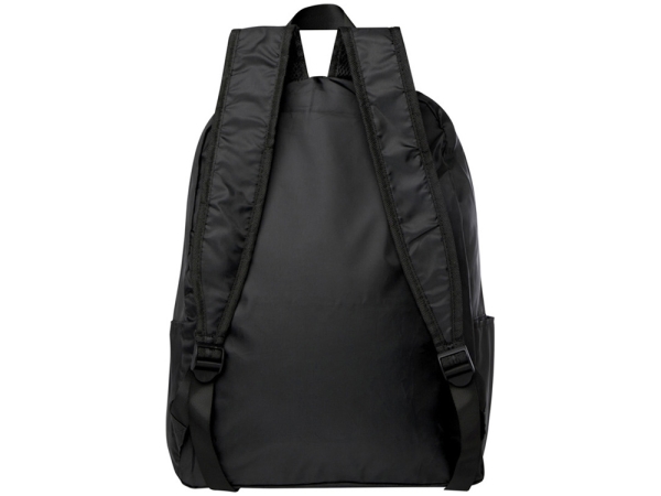 Складной рюкзак EcoFold объемом 15 л из переработанного ПЭТ-пластика - сплошной черный