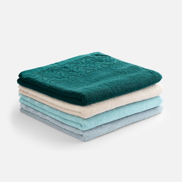 Полотенце махровое Hoya, среднее, голубое