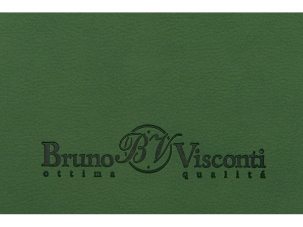 Ежедневник А5 недатированный «Megapolis Velvet Flex», зеленый