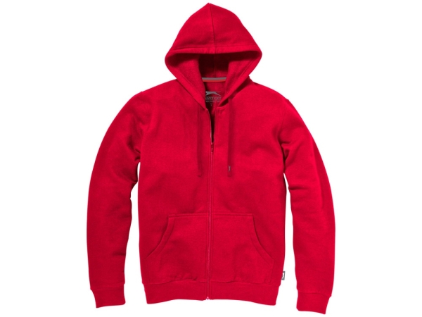 Толстовка Open мужская с капюшоном, красный