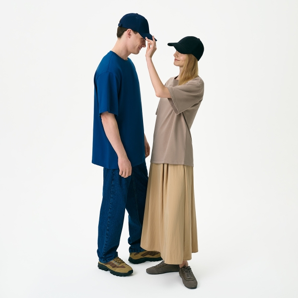 Бейсболка Фит (Fit), 5 клиньев, синий