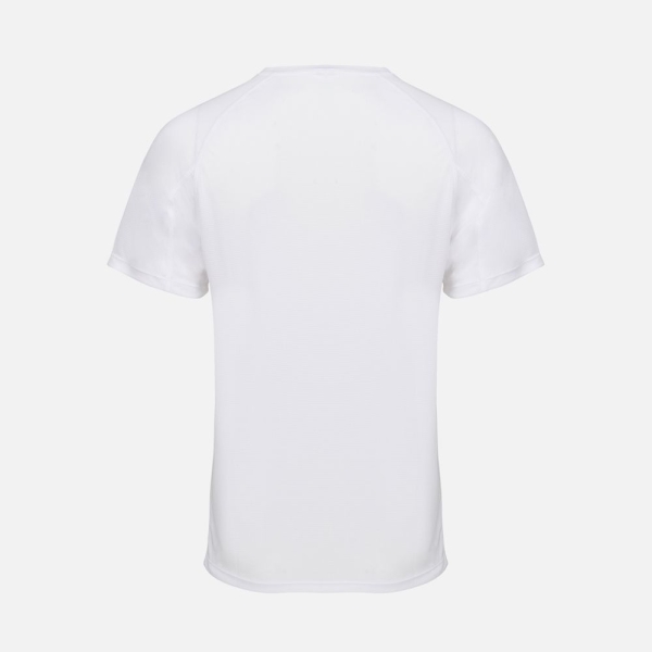 Футболка спортивная унисекс Vortex, белая