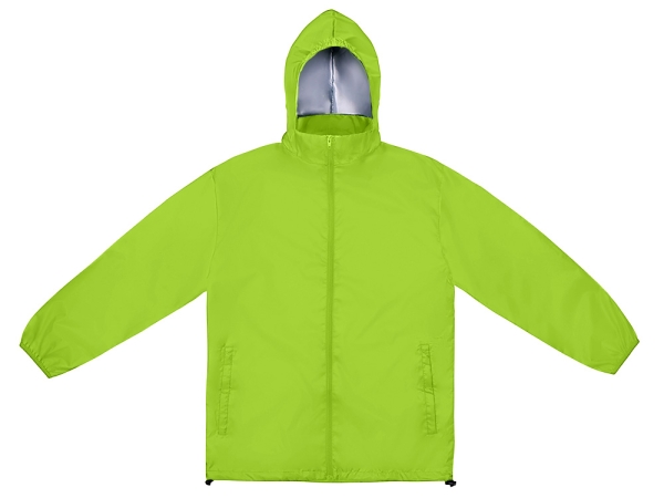 Ветровка "Miami 2.0" мужская с чехлом, зеленое яблоко