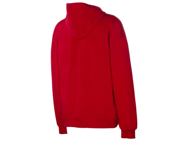 Толстовка оверсайз с капюшоном на молнии «Monaco», красный