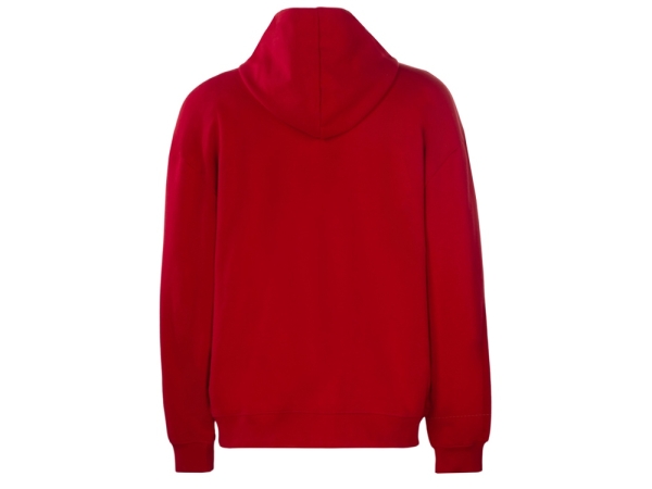 Толстовка оверсайз с капюшоном на молнии «Monaco», красный