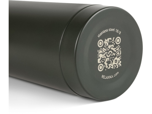Термос Relaxika 101 (0,5 литра), хаки (без лого)