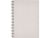 Блокнот Bianco формата A5 на гребне, белый