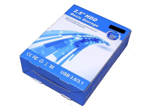 Внешний жесткий диск Saturn 500 Гб, синий