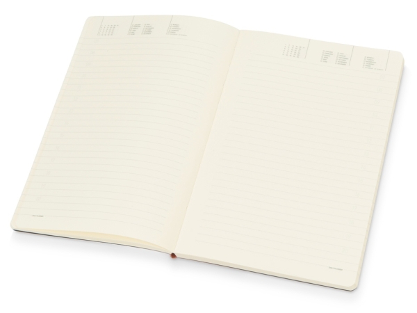 Ежедневник А5 недатированный «Megapolis Velvet Flex», оранжевый