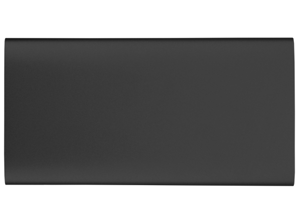 Портативное зарядное устройство "Джет" с 2-мя USB-портами, 8000 mAh, черный