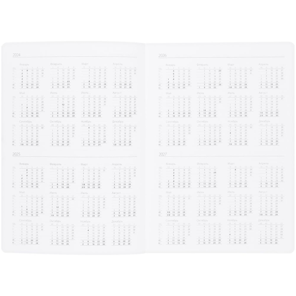 Ежедневник Vale, недатированный, красный