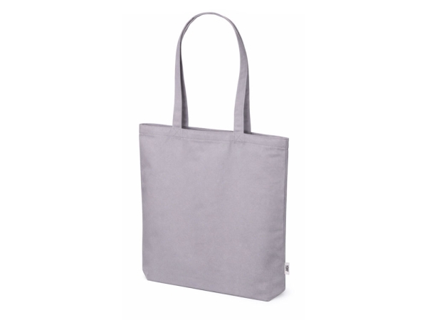 Сумка «Твил» из хлопка, 210 г/м2, серый