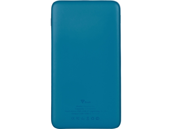 Внешний аккумулятор "Reserve Pro", 10 000 mah, индиго