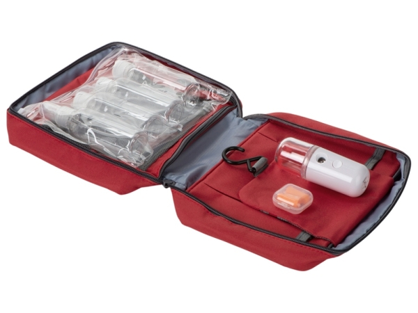 Набор для путешествий "Fly away", красный