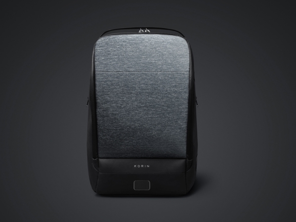 Антикражный рюкзак FlexPackPro для ноутбука 15.6", серый/черный