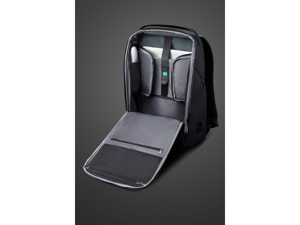 Антикражный рюкзак FlexPackPro для ноутбука 15.6", серый/черный
