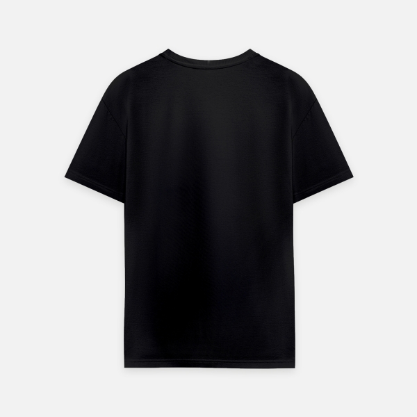 Футболка унисекс премиум AURA, 100% хлопок 200гр. черный, размер M/L