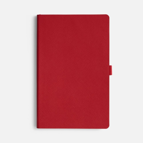 Ежедневник Lungo, недатированный, красный