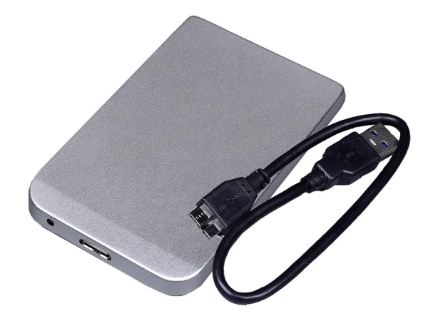 Внешний жесткий диск Saturn 1 Тб, серебристый