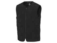 Quartz утепленный жилет унисекс из переработанного материала GRS - сплошной черный Quartz утепленный жилет унисекс из переработанного материала GRS - сплошной черный