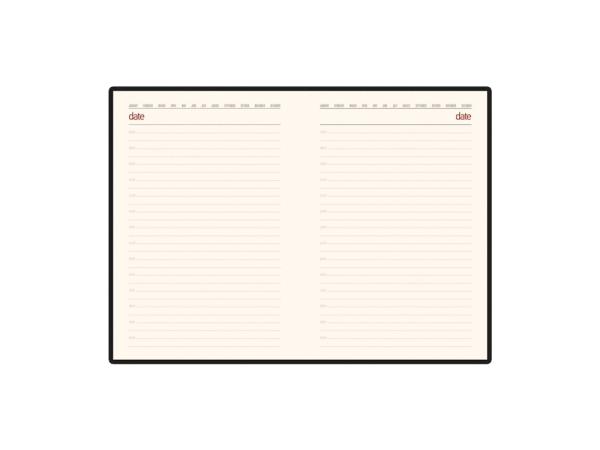 Ежедневник недатированный А5 "Senate" с магнитным клапаном, бордовый