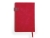 Бизнес блокнот А5 "Freya" с клапаном и карманом для визиток, твердая обложка, 128 листов, красный и бор