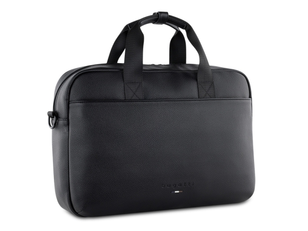 Портфель мужской BUGATTI РИКО | RICO, черный, полиуретан, 40 x 10 x 28,5 см