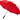 Зонт Barry 23" полуавтоматический, красный