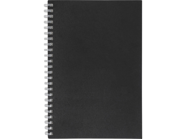 Блокнот на мягкой спирали А5 "Sahara", 60 листов 70 гр/м2, черный