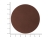 ПАТЧ КРУГ nubuk (коричневый ) 6,0 х 6,0 см