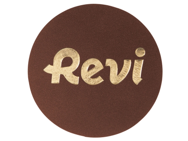 ПАТЧ КРУГ nubuk (коричневый ) 6,0 х 6,0 см