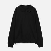 Свитшот оверсайз унисекс S6, черный Свитшот оверсайз унисекс S6, черный