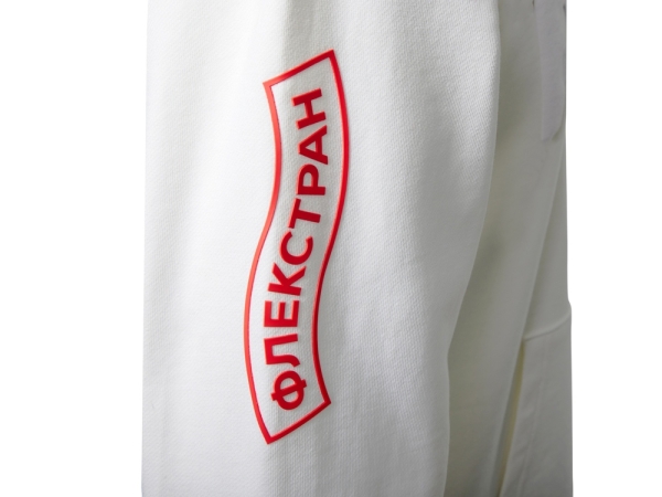 Худи оверсайз «Alpha.01» унисекс, молочный, все виды нанесения на текстиле на одной толстовке