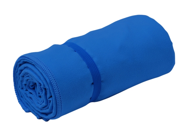 Легкое полотенце Gulpi  из микрофибры RPET с ремешком для складывания, 70*120 см, королевский синий