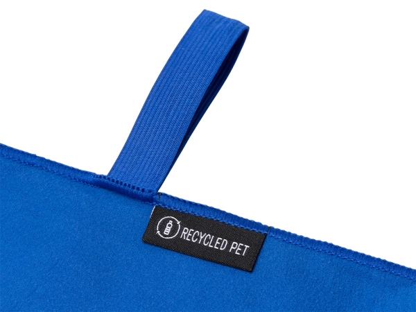 Легкое полотенце Gulpi  из микрофибры RPET с ремешком для складывания, 70*120 см, королевский синий