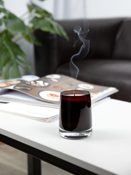 Ароматическая свеча Fragnola, грейпфрут и ветивер, бордовая