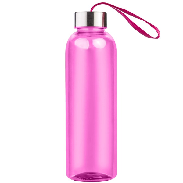 Бутылка для воды VERONA PET COLOR 550мл Розовая с розовым 6261.10
