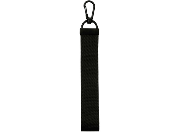 Ремувка с черным карабином "Summit", 2 см, черный