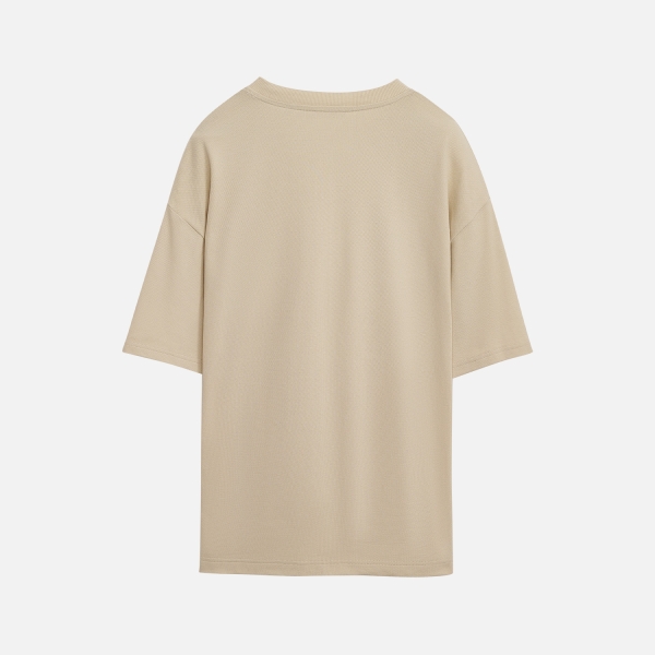 Футболка унисекс премиум AURA, 100% хлопок 200гр. бежевый, размер 3XL/4XL