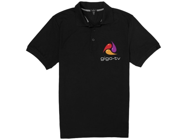 Рубашка поло Crandall мужская, черный