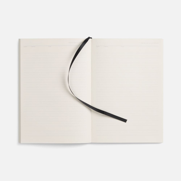 Ежедневник Flat Light, недатированный, черный