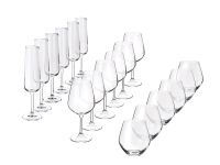 Подарочный набор бокалов для игристых и тихих вин «Vivino», 18 шт.